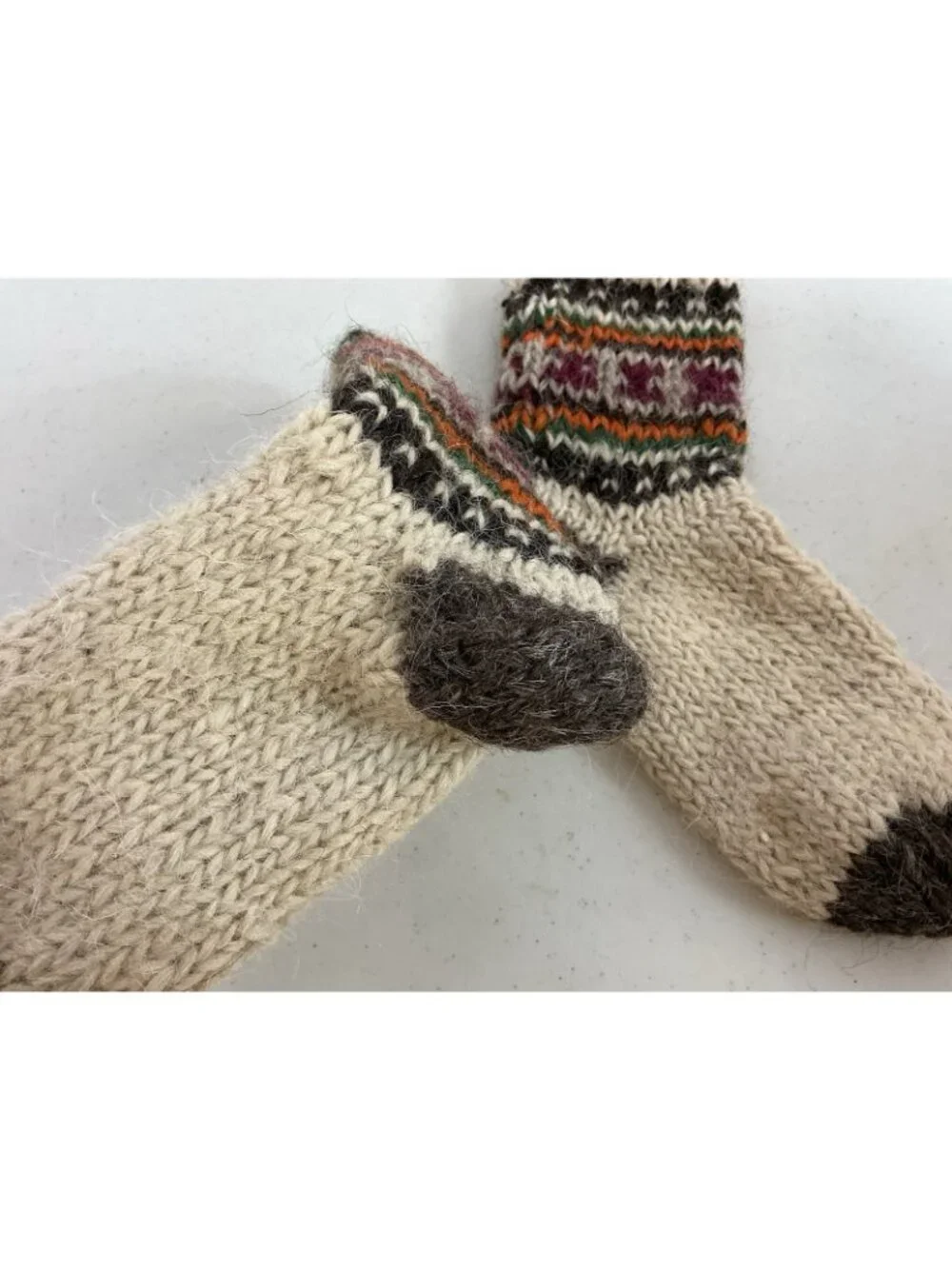 Hand Knit Wool Socks New Womens Medium
